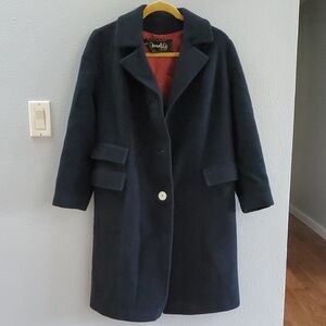 Donenfeld's Dayton Golden Luxury Camel Hair Pea Coat